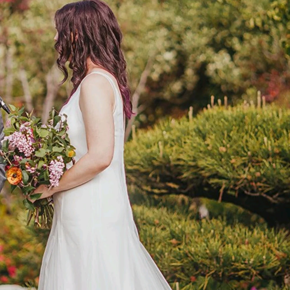 White by Vera Wang Cream Wedding Dress - Picture 5 of 5